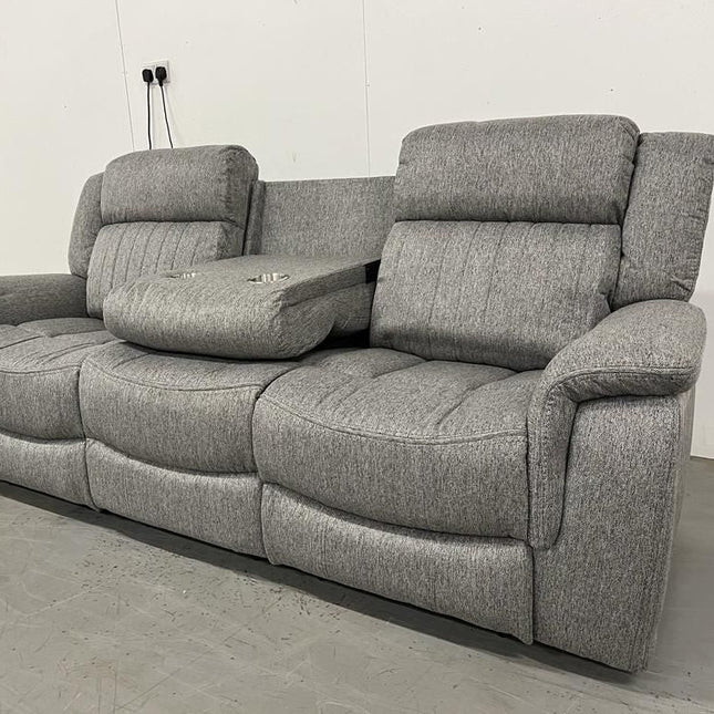 Linden Fabric 3 Seater & 2 Seater Recliner Sofa Set