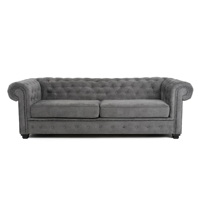 The Grande fold out metal action chesterfield sofa bed